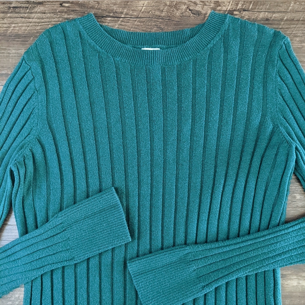 A New Day Green Sweater